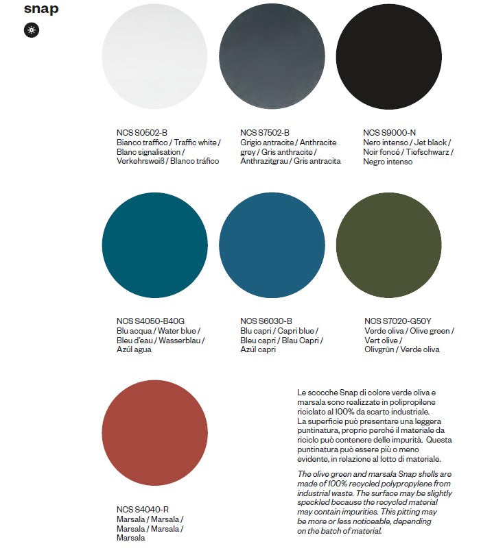 Taburete de bar para exterior Snap - en diferentes colores