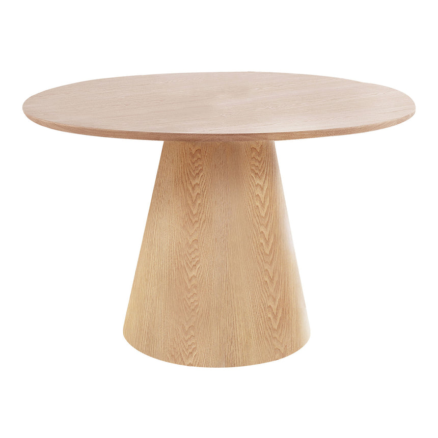 Mesa de comedor Bolton – Ø120 cm, color natural