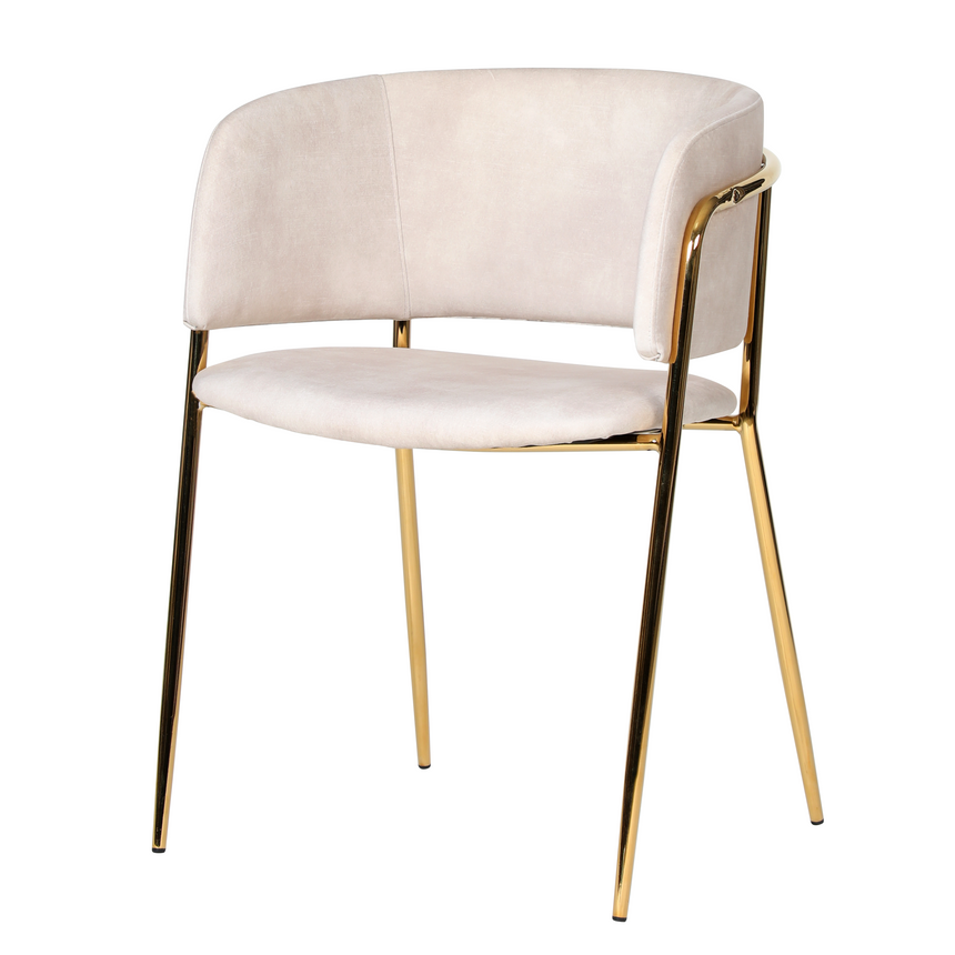 Silla de comedor KL Mia en beige