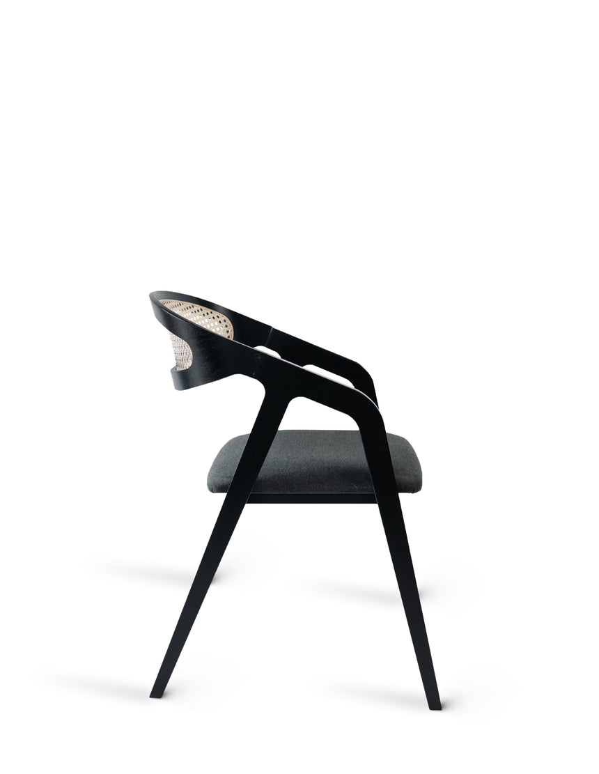 Silla de comedor Frame C - con tapizado/tinte opcional