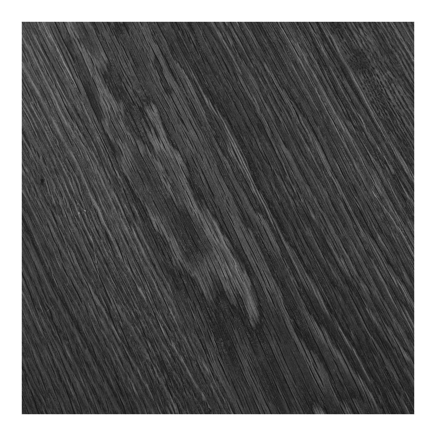 Mesa de comedor Osaka – Ø120 cm / 120–160–200–240 cm, negra