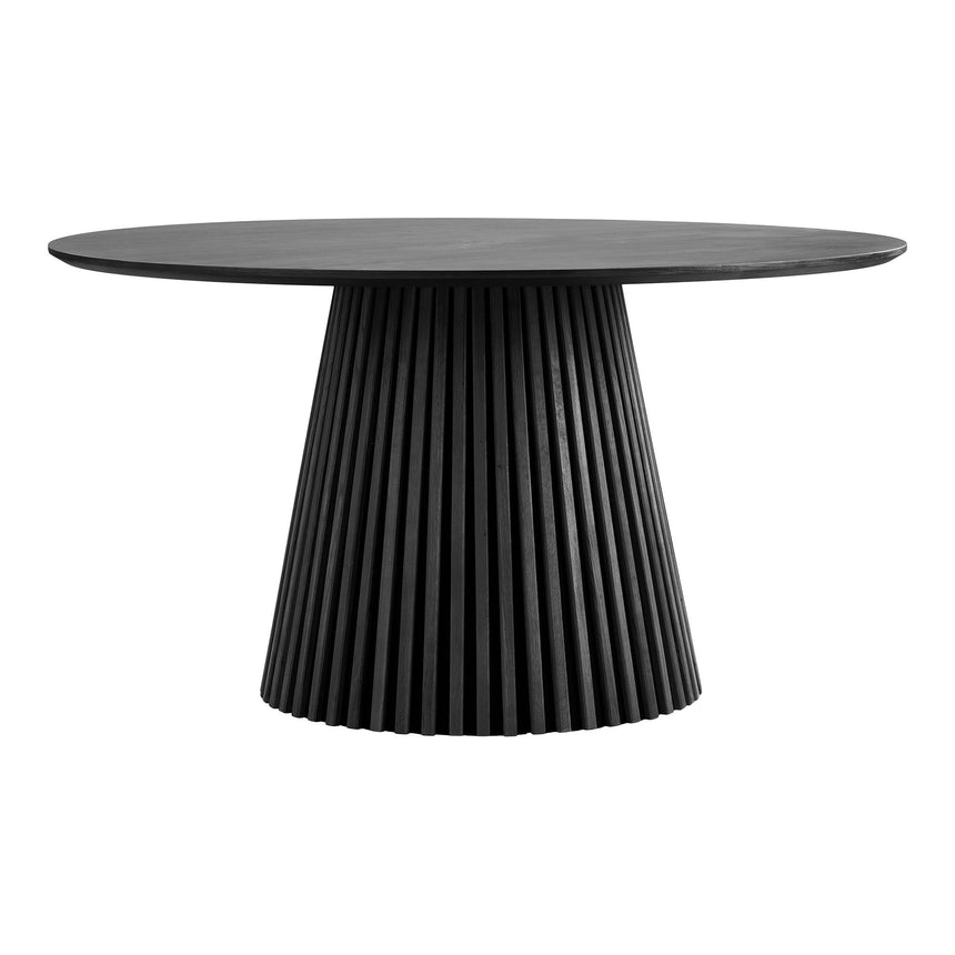 Mesa de comedor Osaka – Ø140 cm, negra