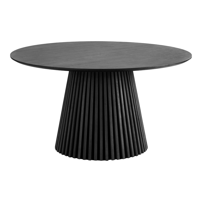 Mesa de comedor Osaka – Ø140 cm, negra