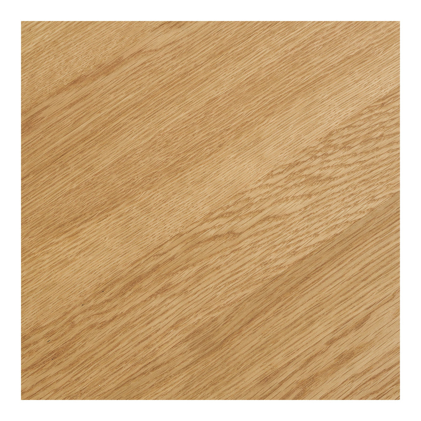 Mesa de comedor Osaka – Ø120 cm, color roble natural