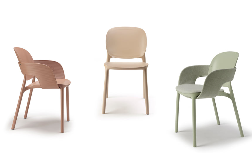 Silla de exterior Hug II. - en diferentes colores