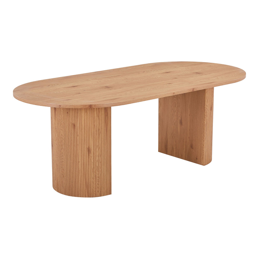 Mesa de comedor Boavista – 100×210 cm, color natural