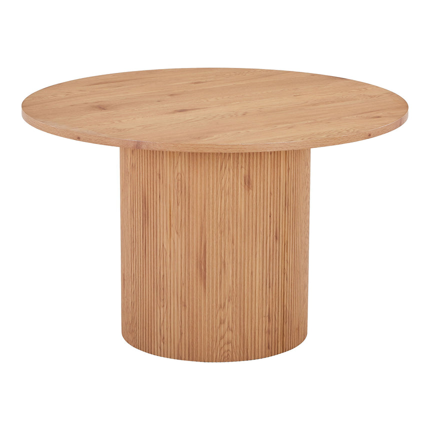 Mesa de comedor Boavista – Ø120 cm, color natural