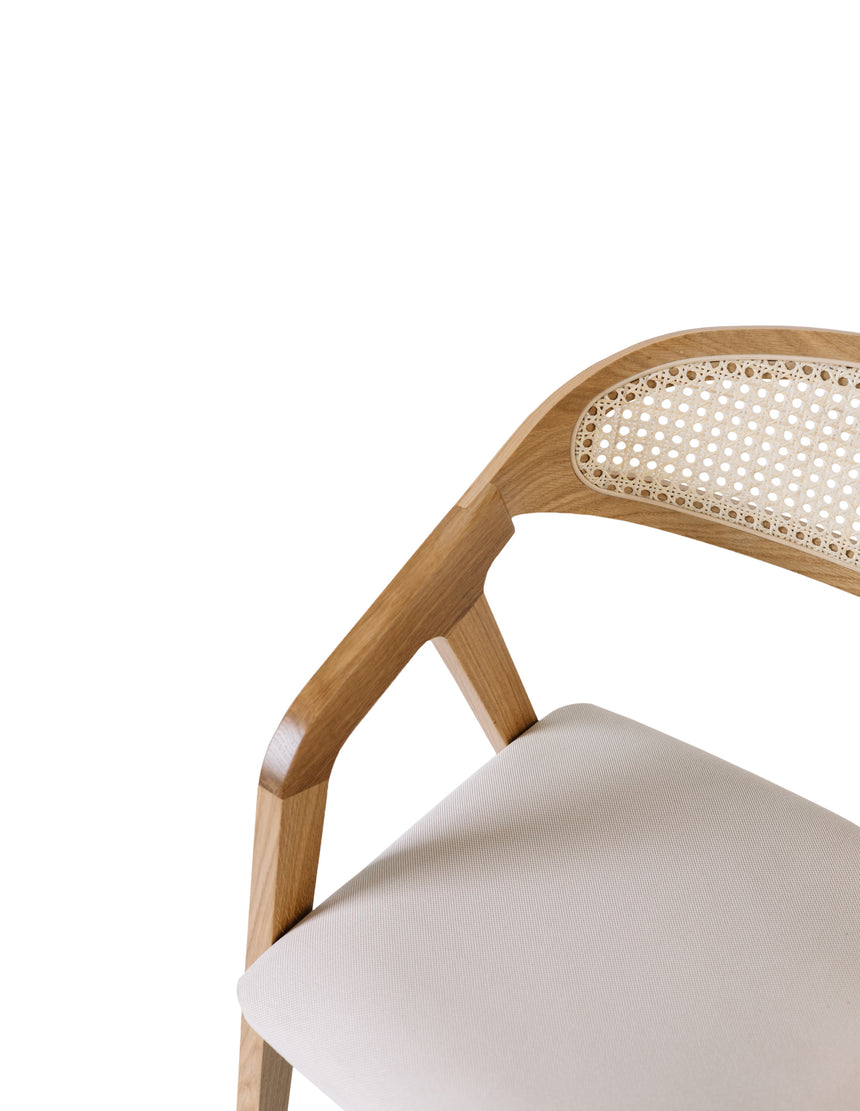 Silla de comedor Frame C - con tapizado/tinte opcional