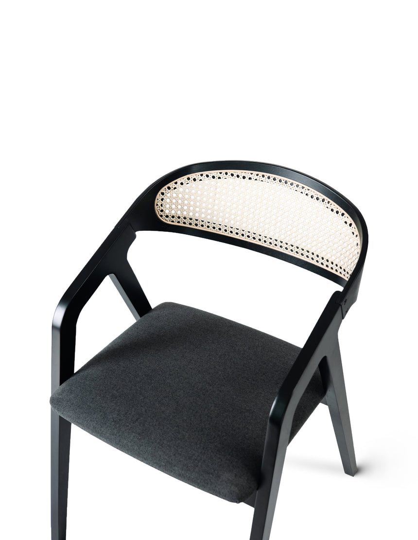 Silla de comedor Frame C - con tapizado/tinte opcional