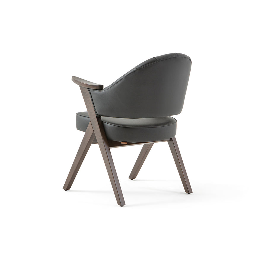 Silla de restaurante Robert, con tapizado y tinte opcionales