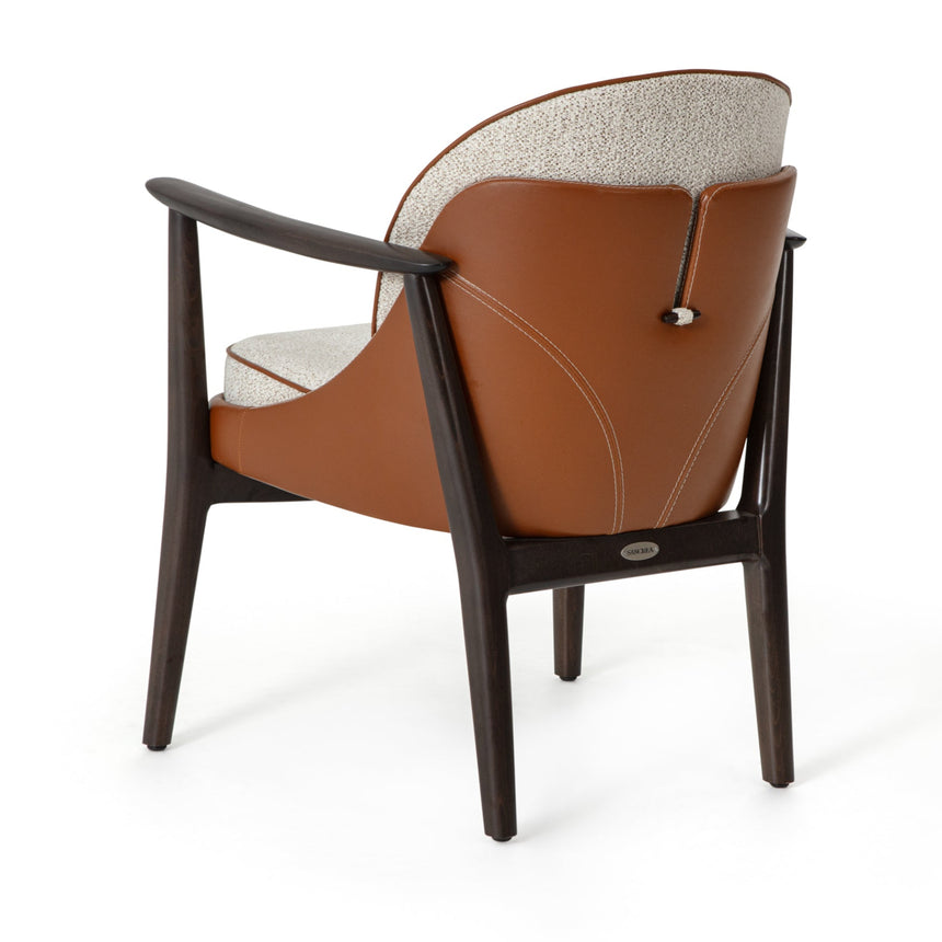 Silla de restaurante Wilson, con tapizado y tinte opcionales