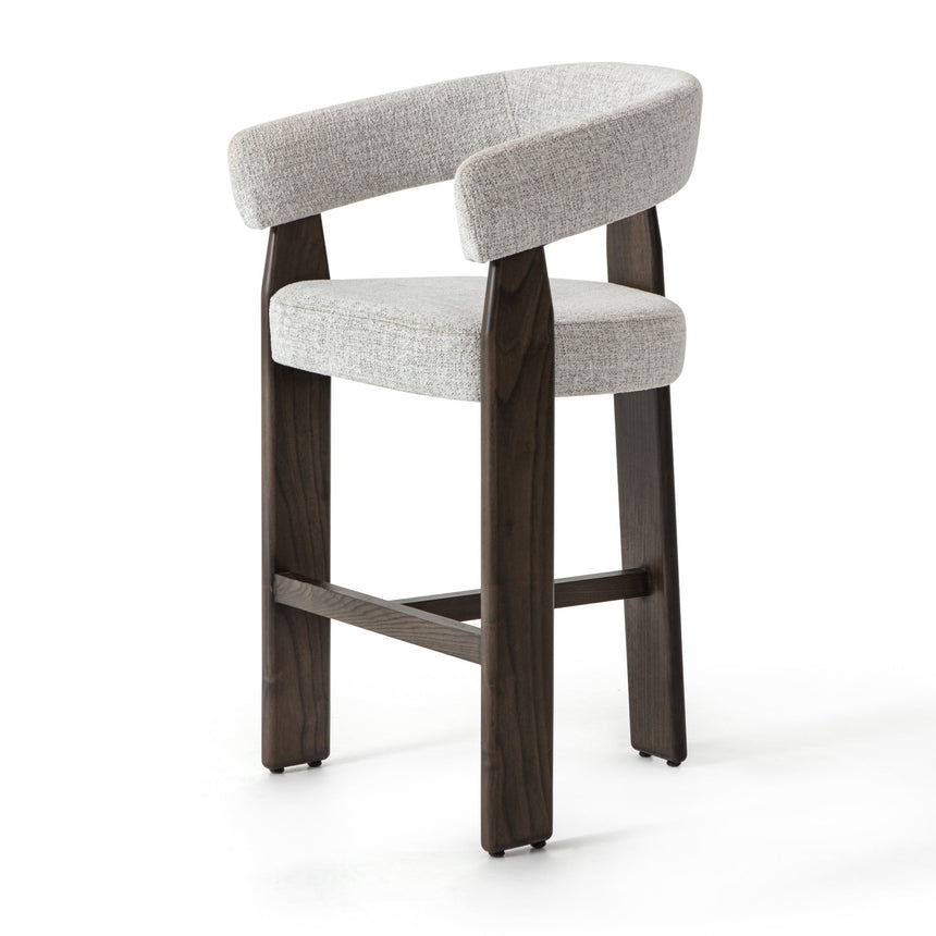 Taburete de bar-restaurante Alden, con tapizado opcional