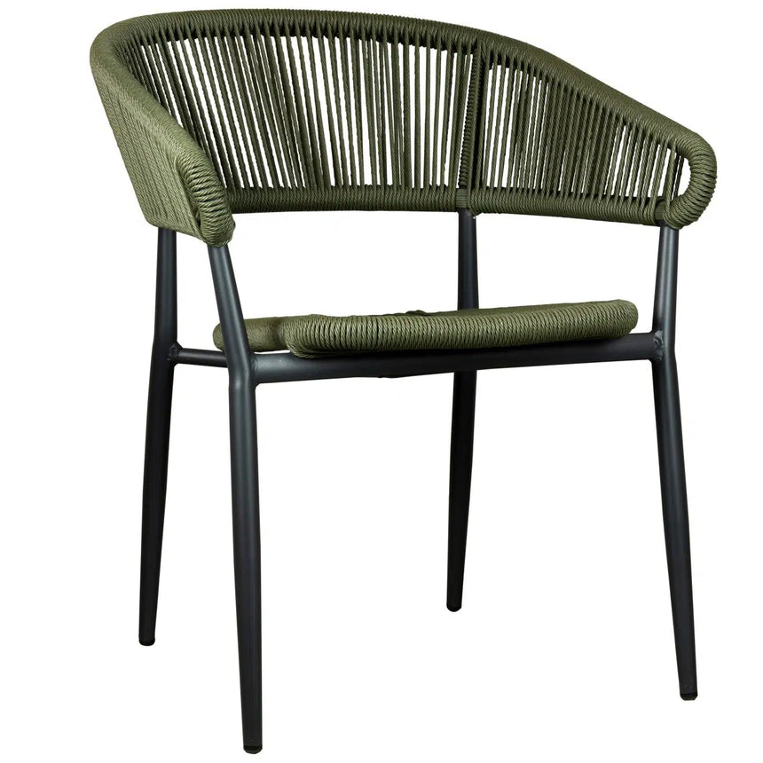Jacco kültéri szék, zöld színben