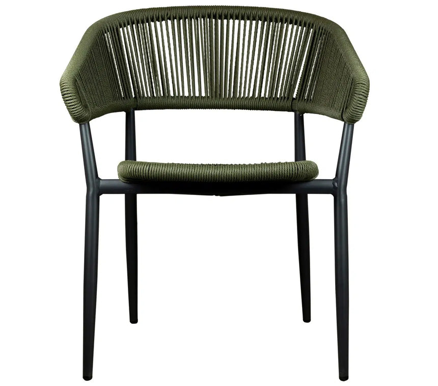Jacco kültéri szék, zöld színben