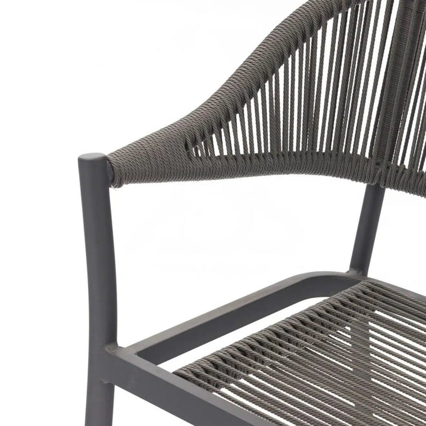 Lion kültéri szék, szürke színben