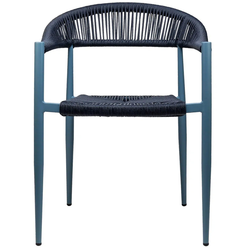 Silla de exterior Jonah, azul