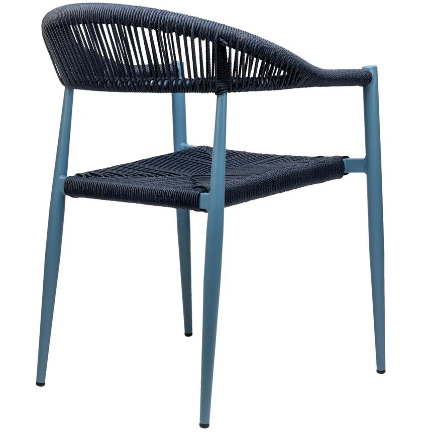 Silla de exterior Jonah, azul