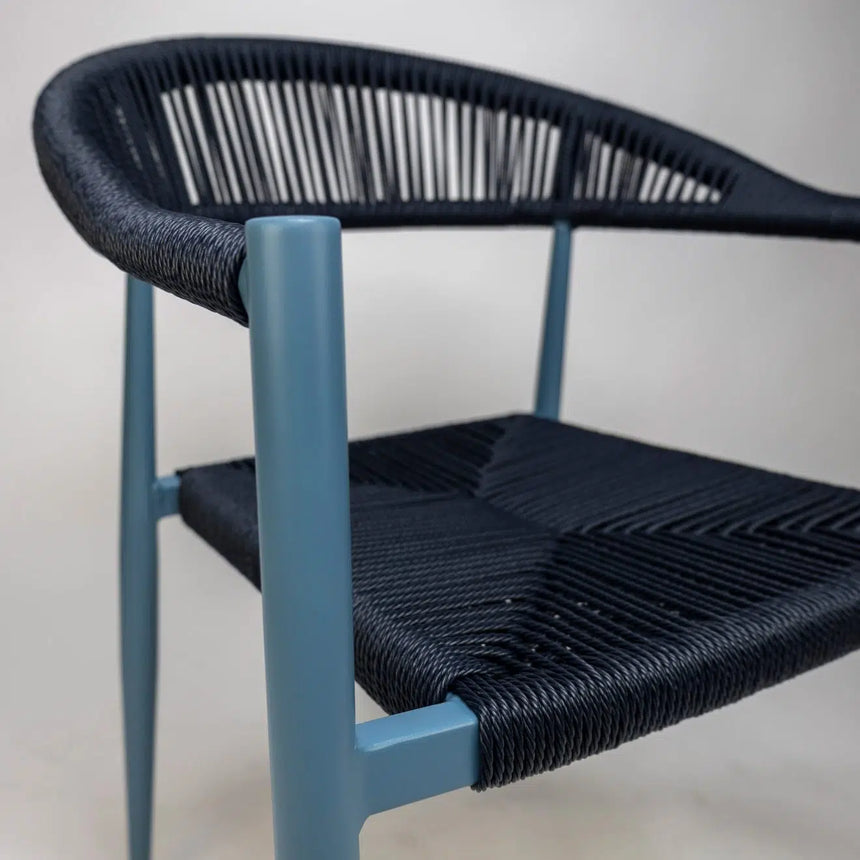 Silla de exterior Jonah, azul