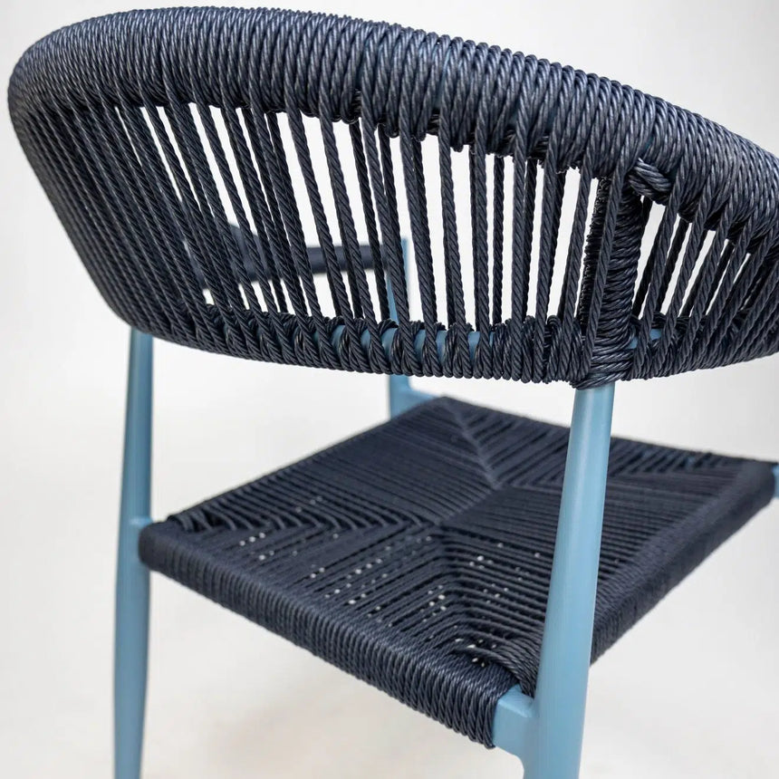 Silla de exterior Jonah, azul