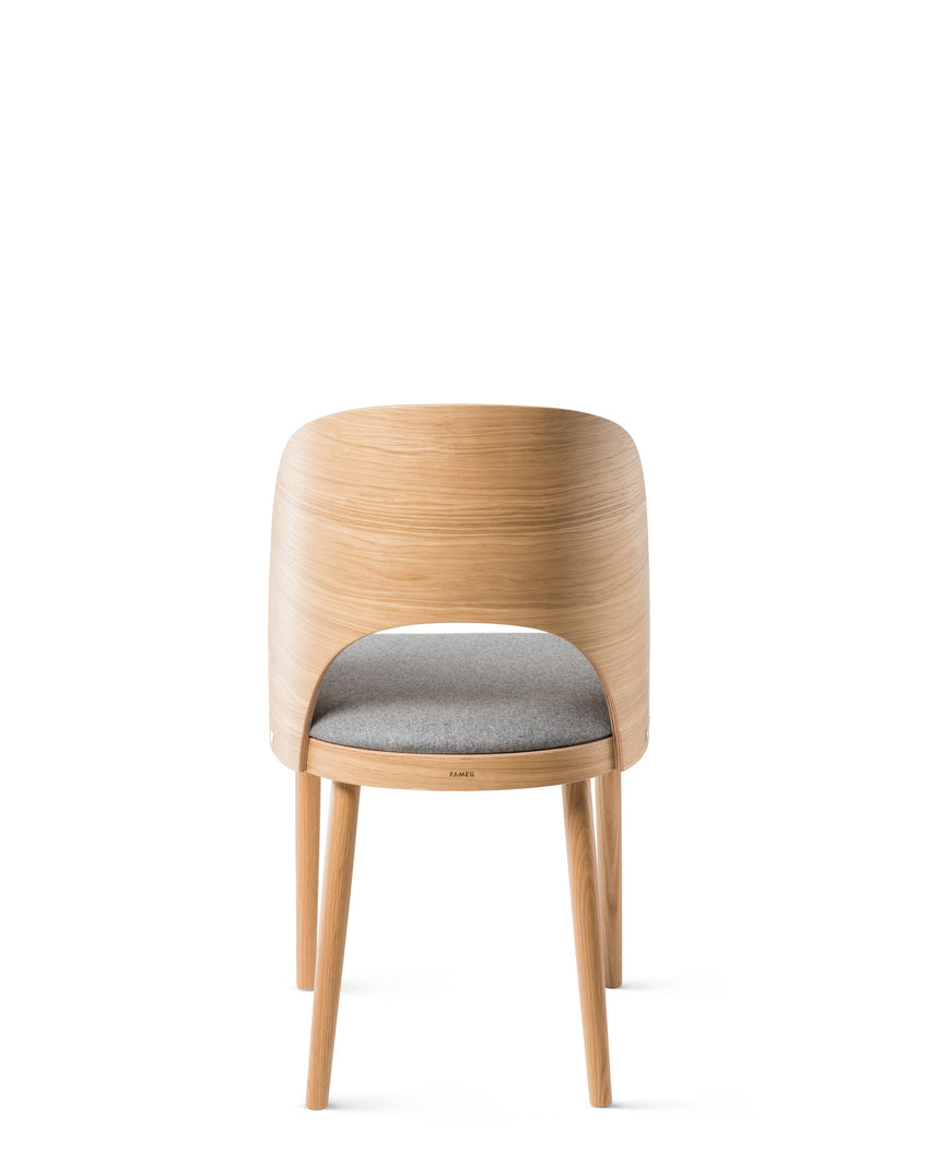 Silla de restaurante de madera A-1411