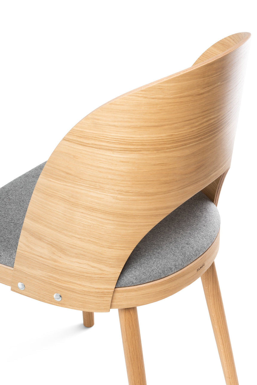 Silla de restaurante de madera A-1411