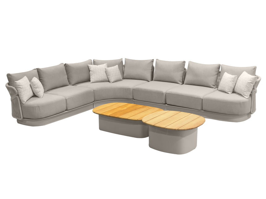 Higold Aio 6 személyes kerti ülőgarnitúra szett - taupe