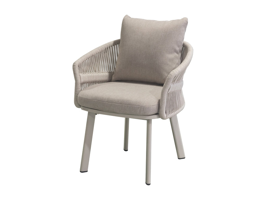 Conjunto de comedor de jardín Higold Aio de 4 plazas - Taupe