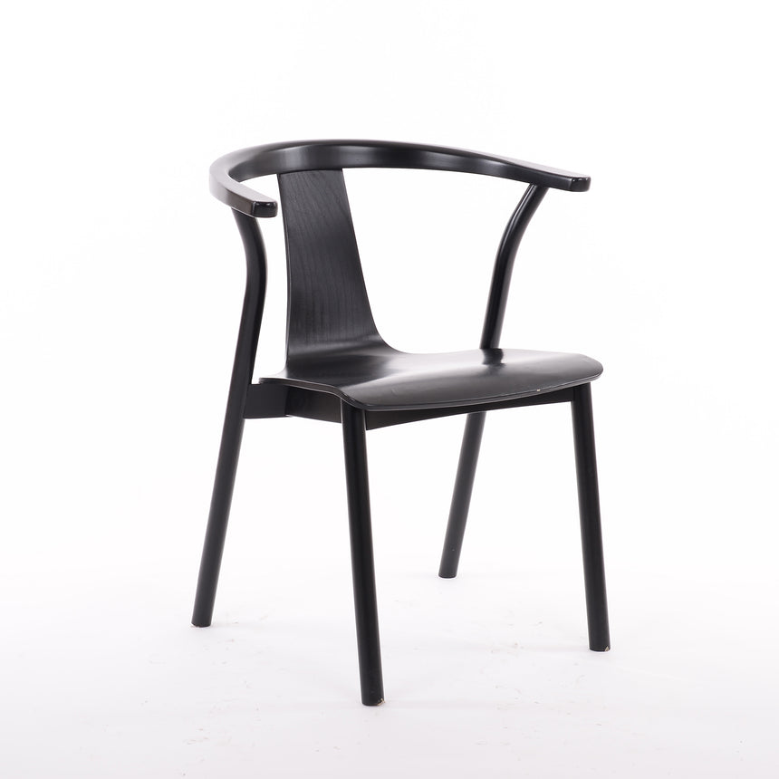 Silla de restaurante Arres - con tapizado/tinte opcional