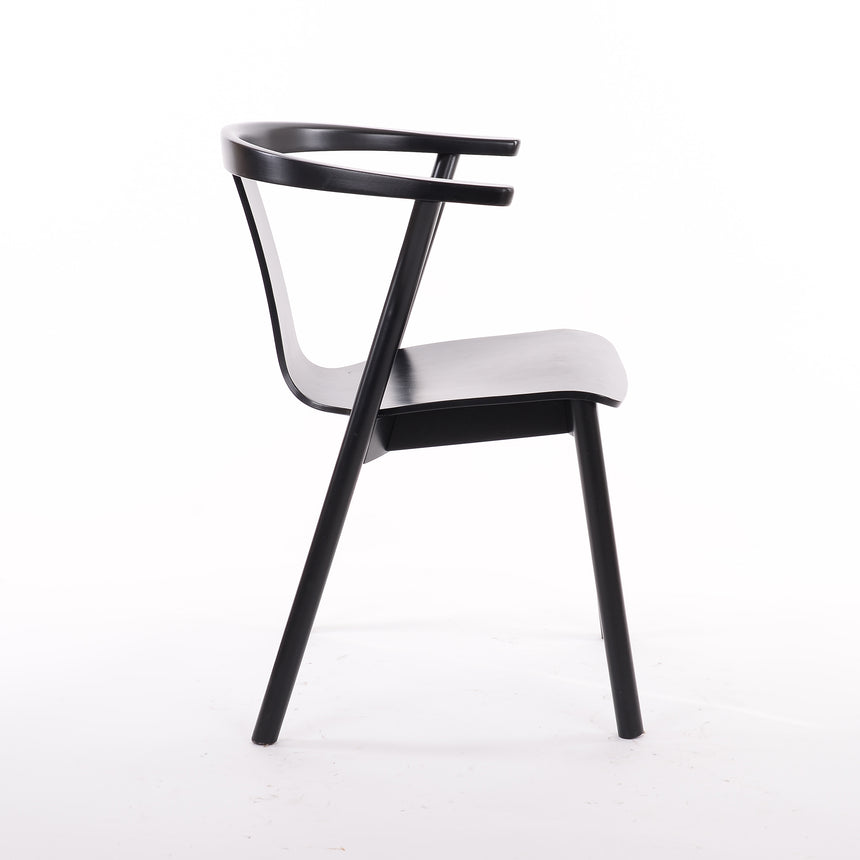 Silla de restaurante Arres - con tapizado/tinte opcional