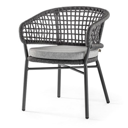 Grattoni kültéri teraszszék Atol antracit