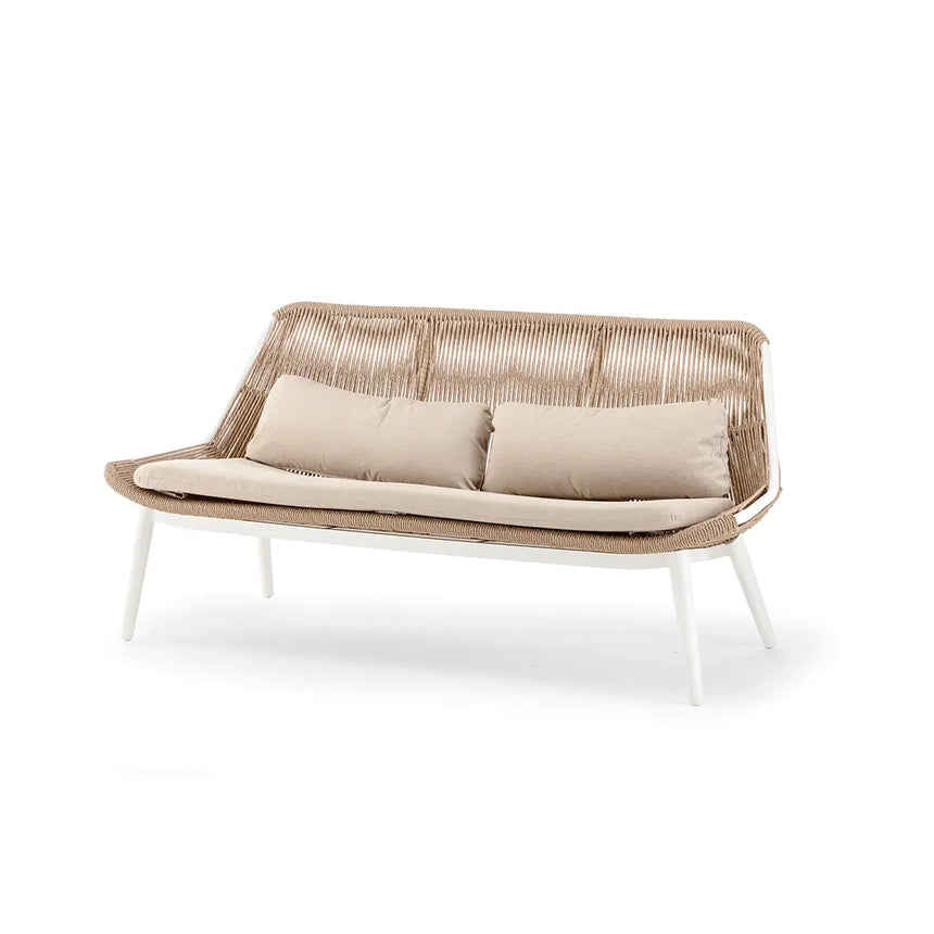 Conjunto de jardín Grattoni Como para 4 personas, beige