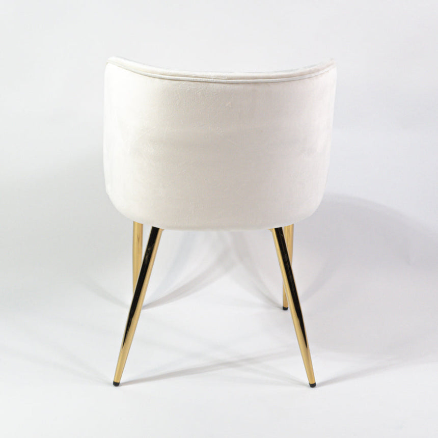 KL Violet erősített étkezőszék krém színben