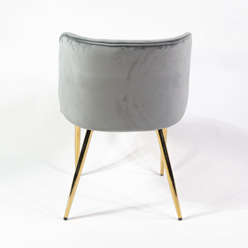 Silla de comedor reforzada KL Violet en gris