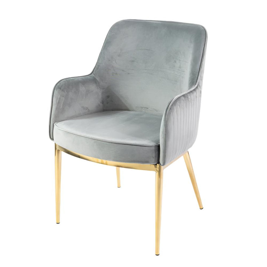 KL Nolan prémium étkezőszék szürke színben