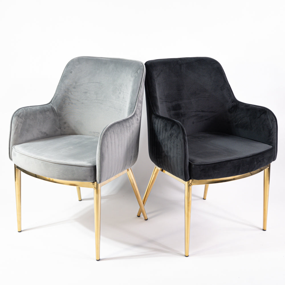 Silla de comedor premium KL Nolan en color negro