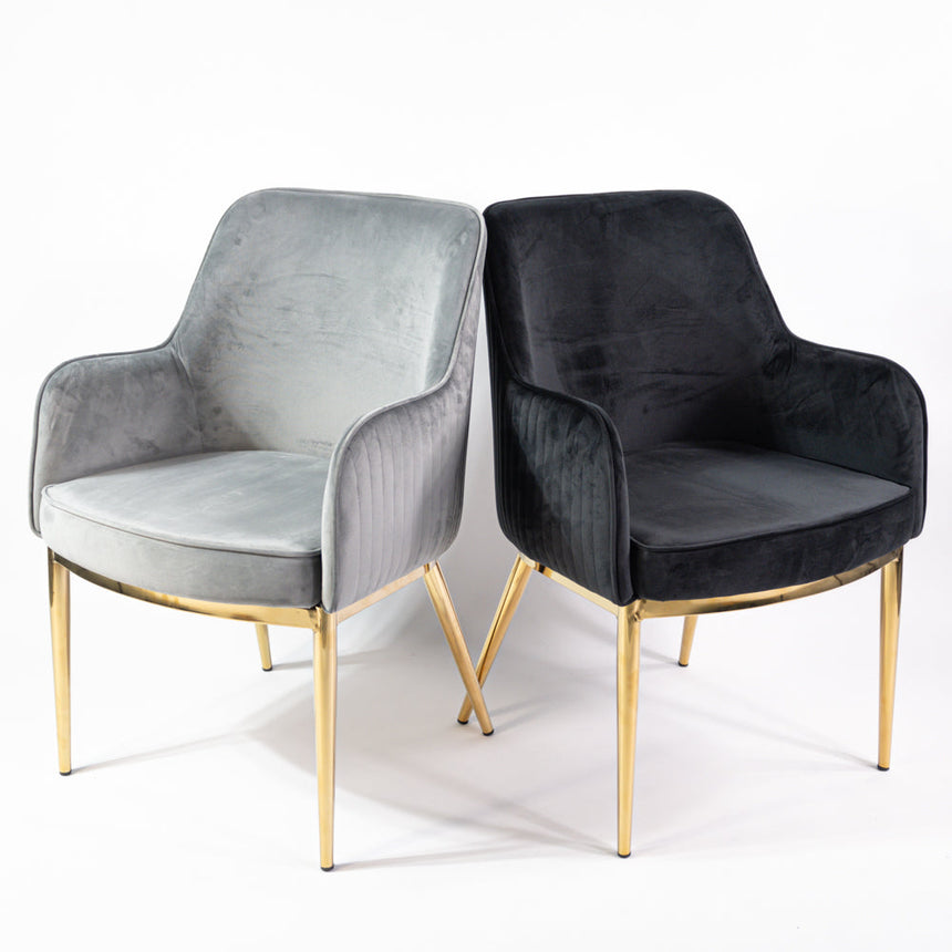 Silla de comedor premium KL Nolan en color negro