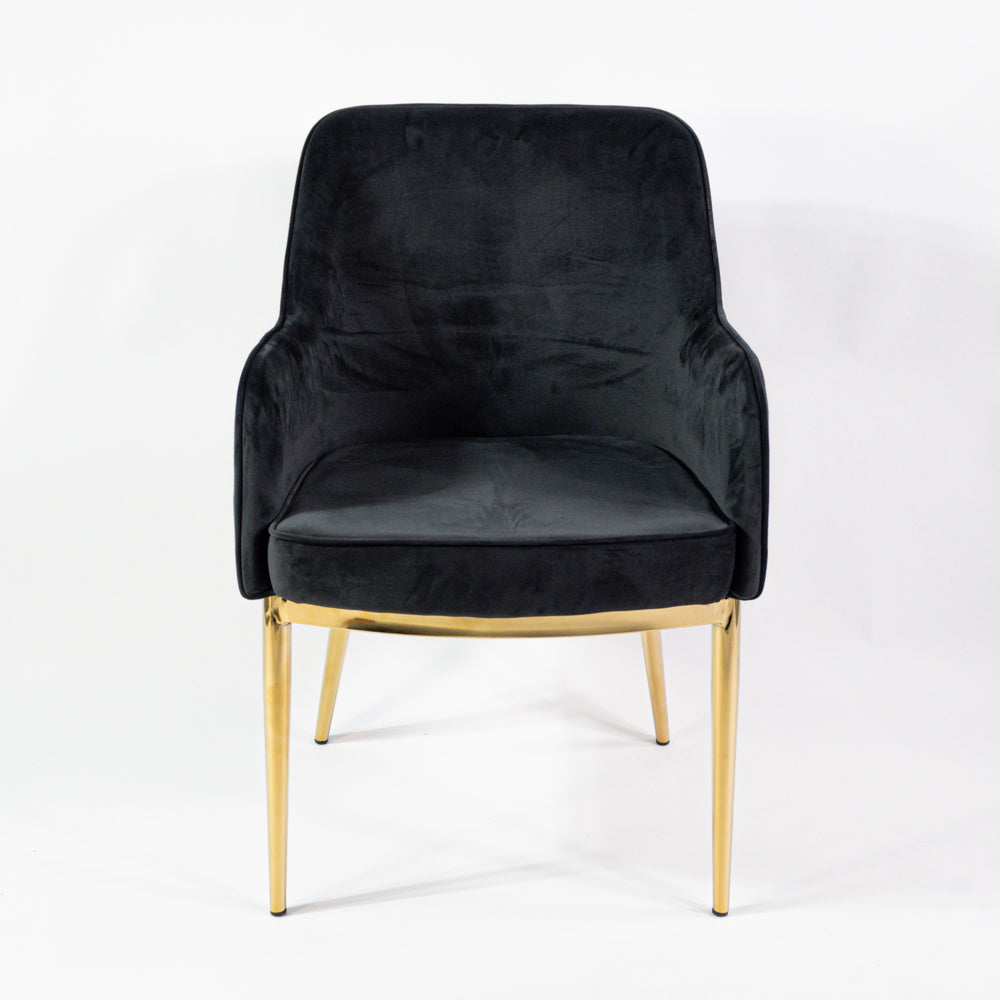 Silla de comedor premium KL Nolan en color negro