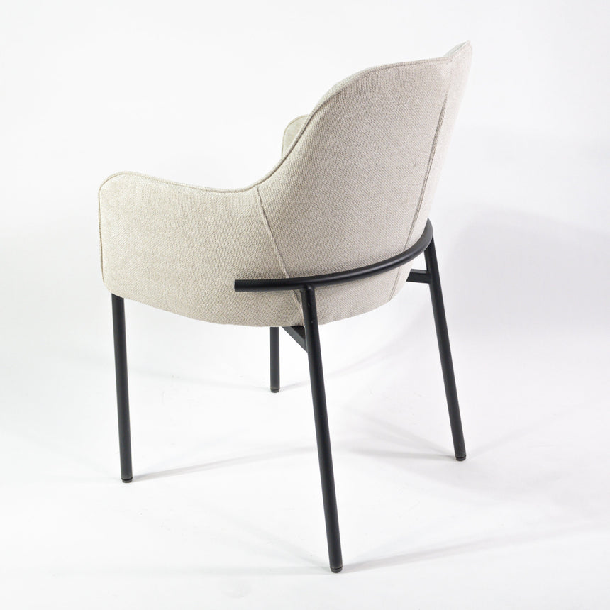 Silla de comedor premium KL Porto, beige