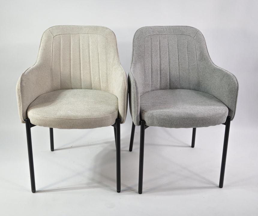 Silla de comedor premium KL Porto, beige