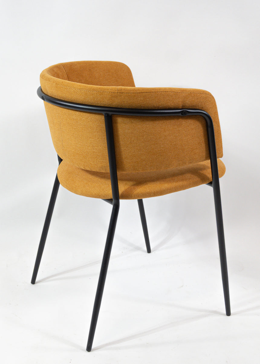 Silla de comedor Petra con tela de fácil limpieza - ¡Edición limitada!