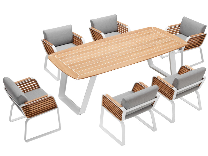 Higold Wing 6 személyes kerti étkezőszett - Yacht ragasztóval