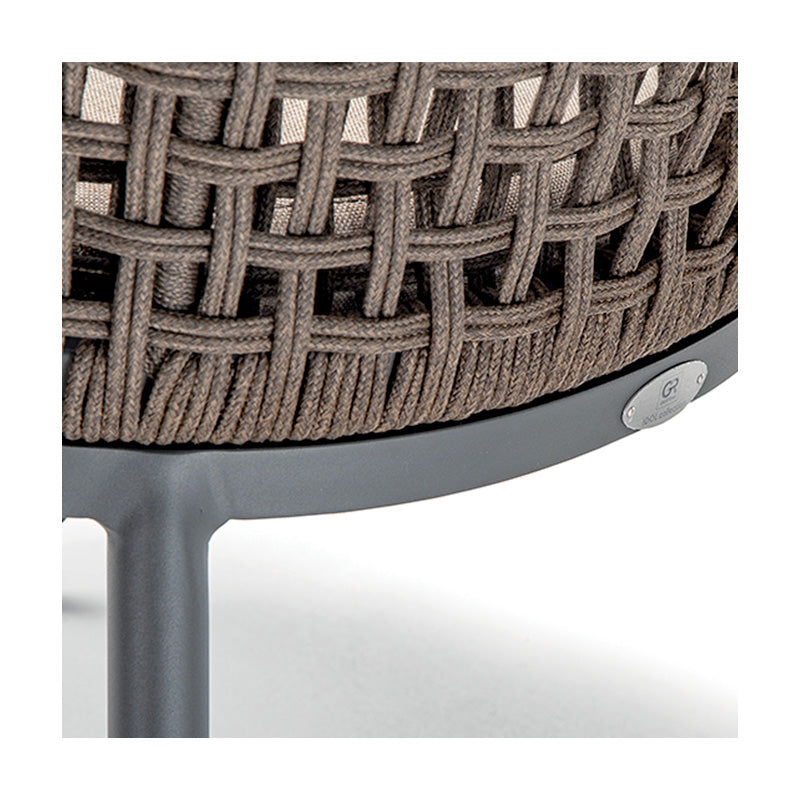 Grattoni kültéri teraszszék Cuba antracit/barna