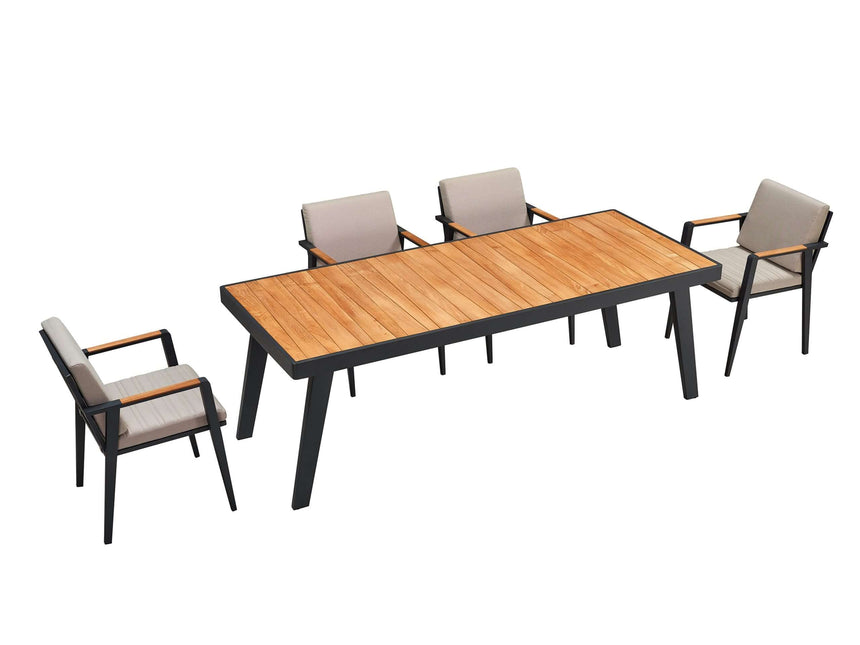 Higold Emoti – Conjunto de comedor de jardín de 6 plazas