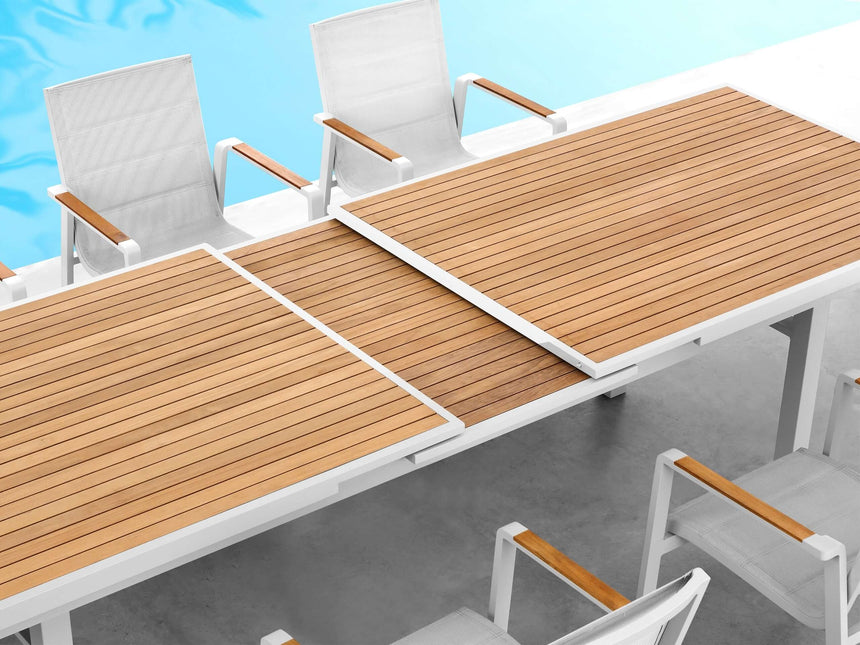 Higold Nofi - 10 személyes kerti étkezőszett bézs színben