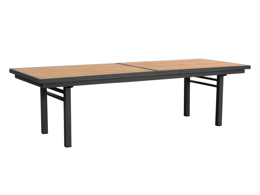 Higold Nofi - Juego de comedor de jardín para 10 personas en color negro