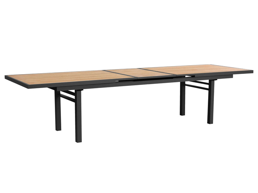 Higold Nofi - Juego de comedor de jardín para 10 personas en color negro