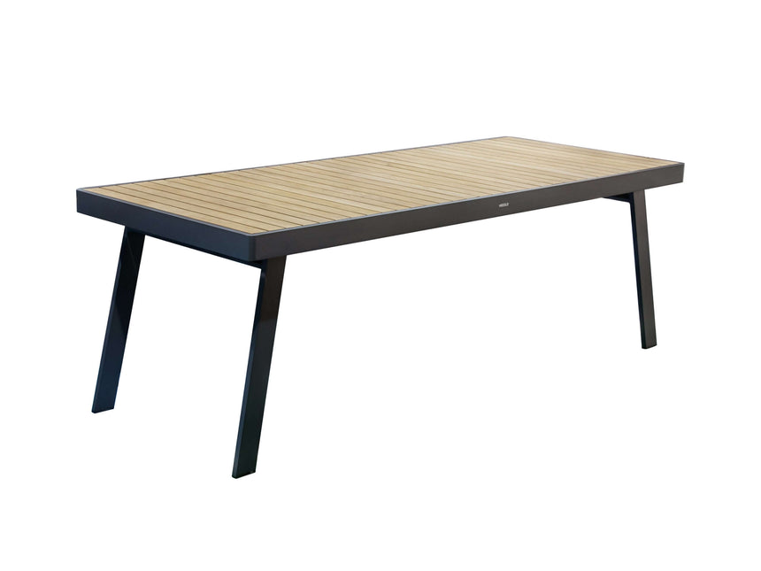 Higold Nofi - 8 személyes kerti étkezőszett fekete színben