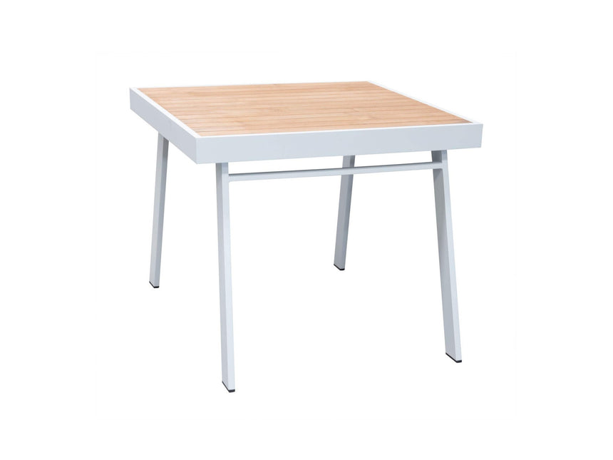 Higold York 4 személyes kerti étkezőszett, fehér színben