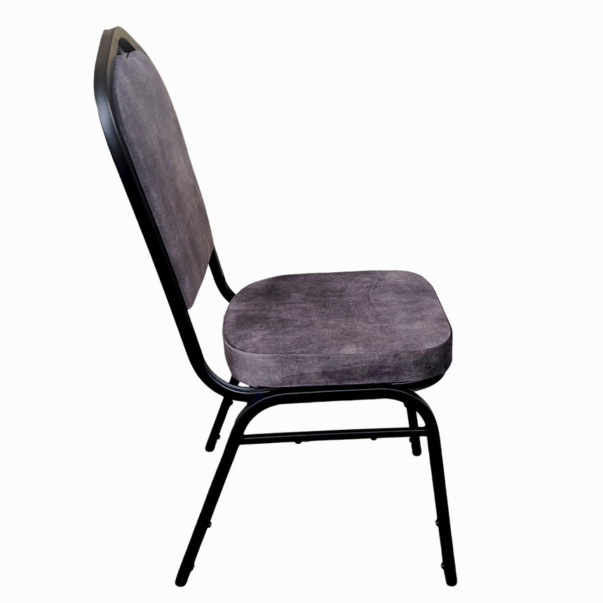 Silla de conferencia premium Gabe: con tapizado antracita resistente a las manchas