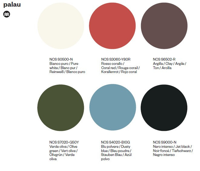 Palau II. kültéri szék, választható színekben